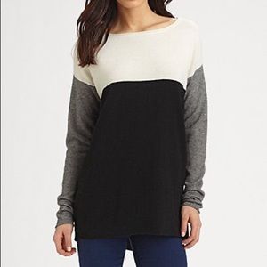 Vince Color Block cashmere/wool sweater
